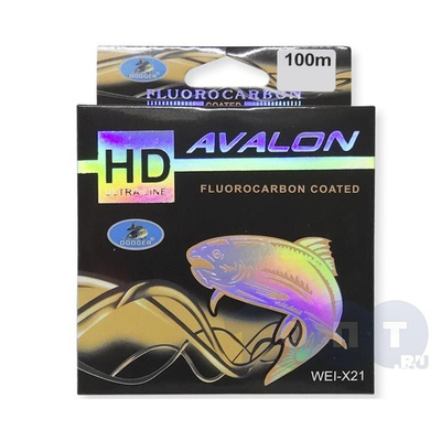 Леска AVALON FLUOROCARBON 100м. 0,50 мм./31 кг.