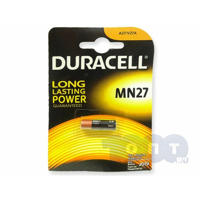 Батарейка Duracell LR27A BL 1