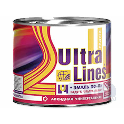 Эмаль д/пола Ultra lines ПФ-266 золотисто-корич. 0,8кг /14