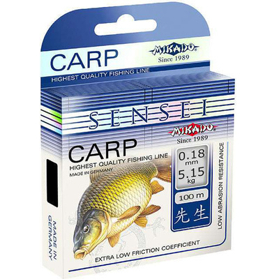 Леска CARP SENSEI 100м. 0.18 мм./5,15 кг.