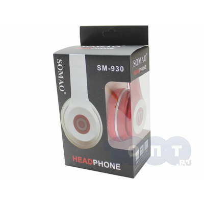 Наушники SM-930 красные MP3 CD PS