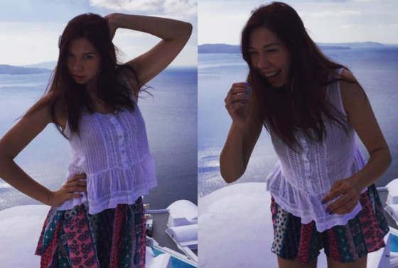 Алина Алексеева на отдыхе