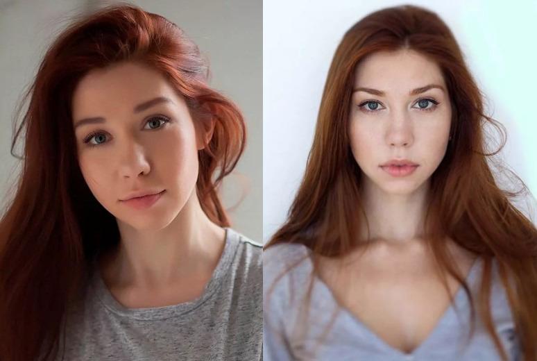 На портретных снимках