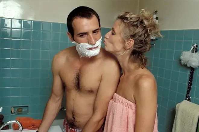 Жан Дюжарден и Александра Лэми в сериале “Парень и девушка”